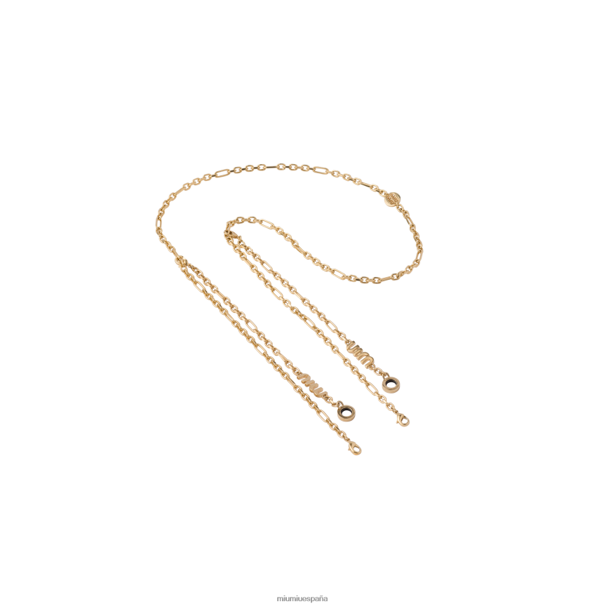 es Miu Miuaccesorios llaveros oro JPDFR81095