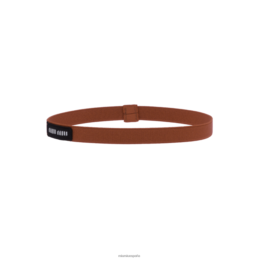 es Miu Miuaccesorios coletero coñac JPDFR81126