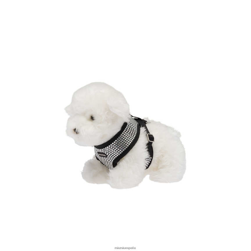 es Miu Miuaccesorios arnés de raso para mascotas negro JPDFR81107