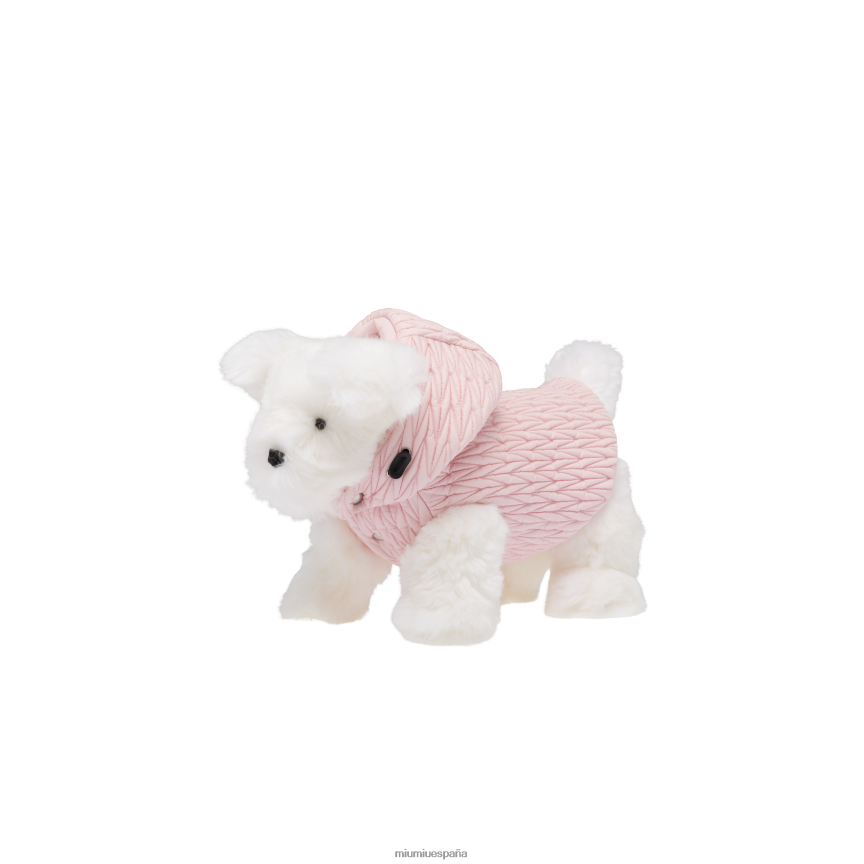 es Miu Miuaccesorios arnés para perros de tela matelasse rosa alabastro JPDFR81104