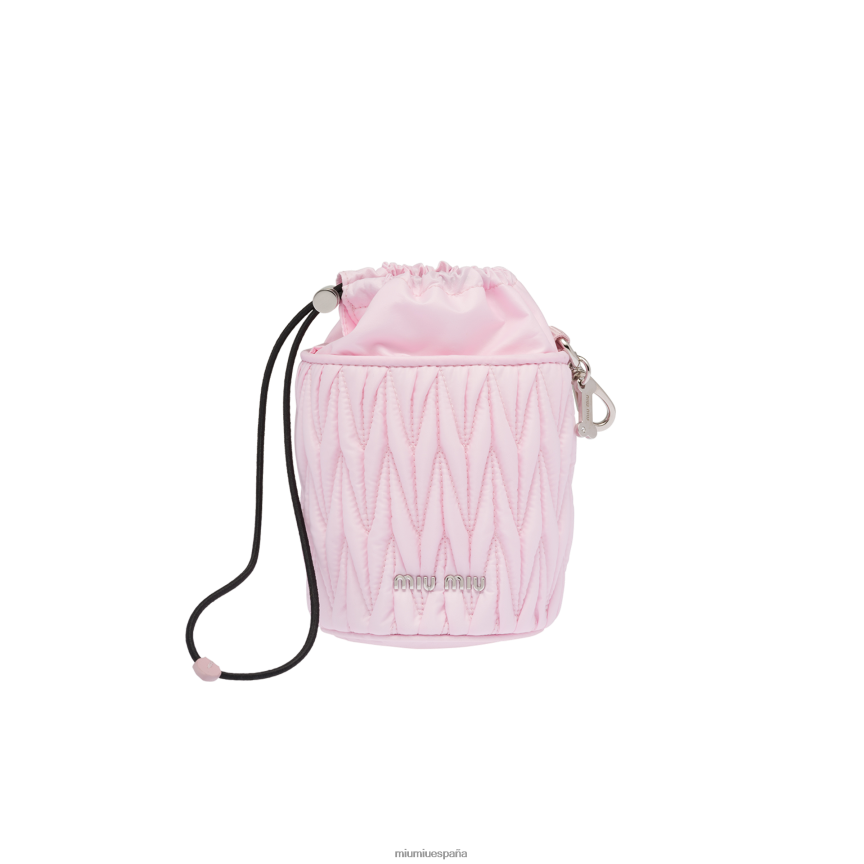 es Miu Miuaccesorios bolsa de tela para croquetas secas rosa alabastro JPDFR81102
