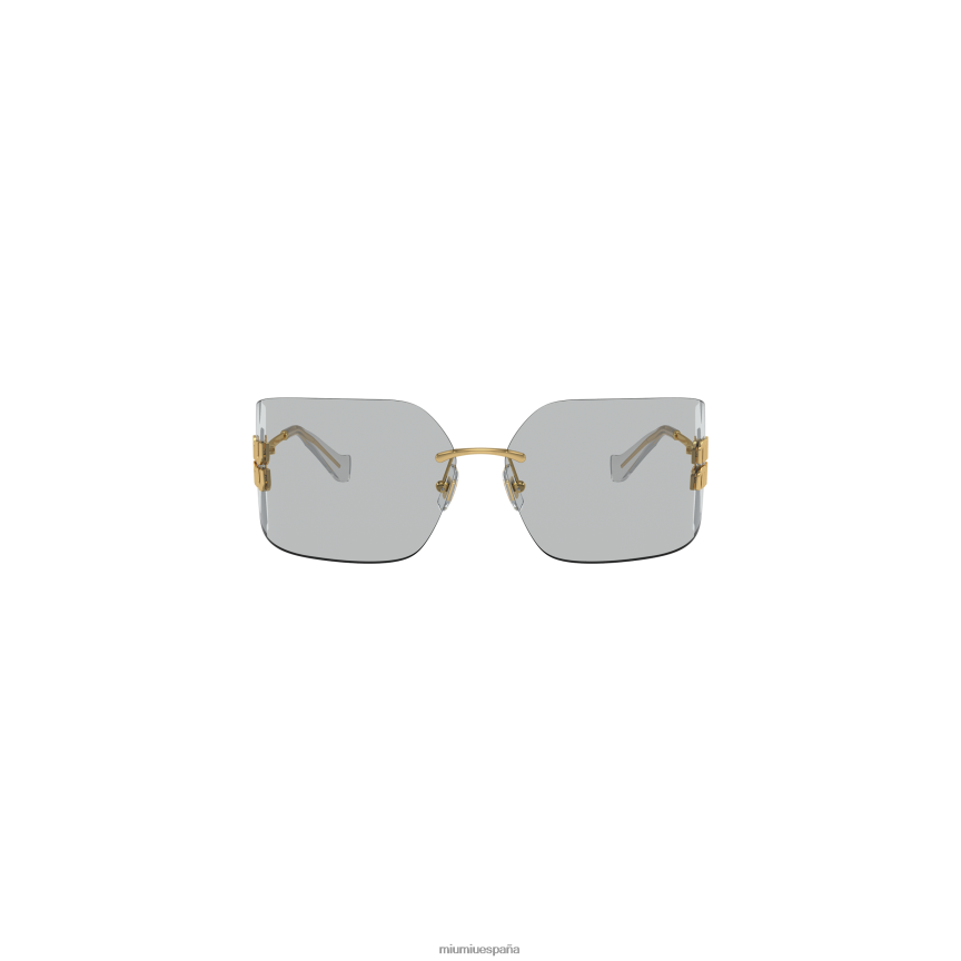 es Miu Miuaccesorios gafas de sol de pista lentes gris claro JPDFR81241