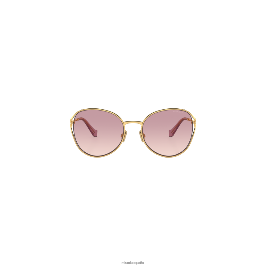 es Miu Miuaccesorios lentes de sol con logo lentes de color rosa beg JPDFR81289