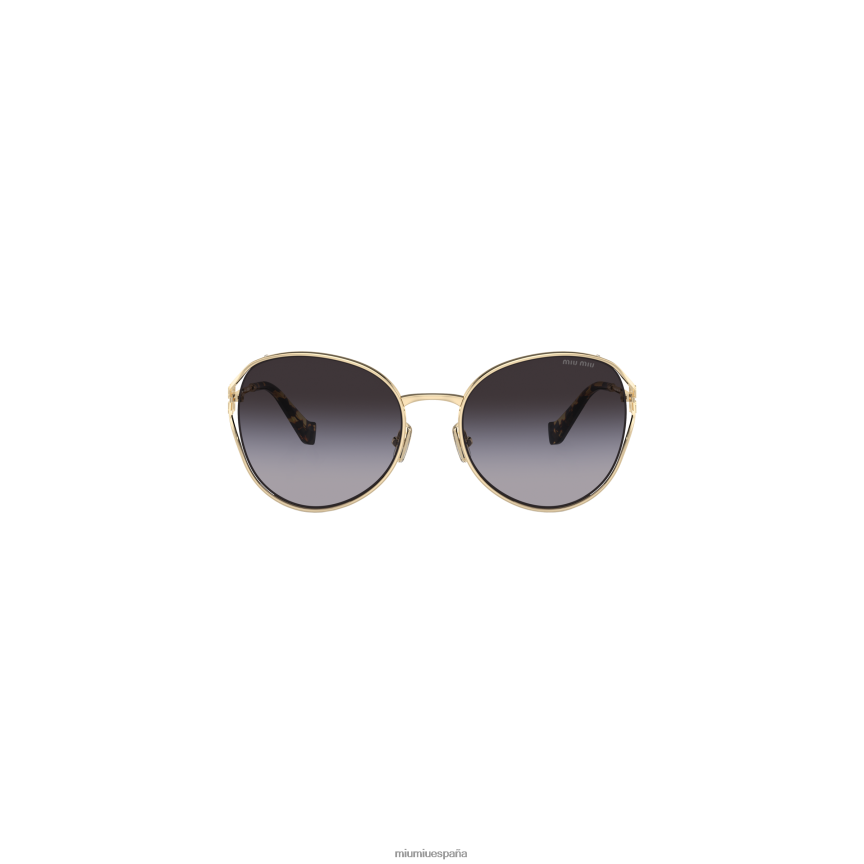 es Miu Miuaccesorios lentes de sol con logo lentes gris ahumado degradado JPDFR81290