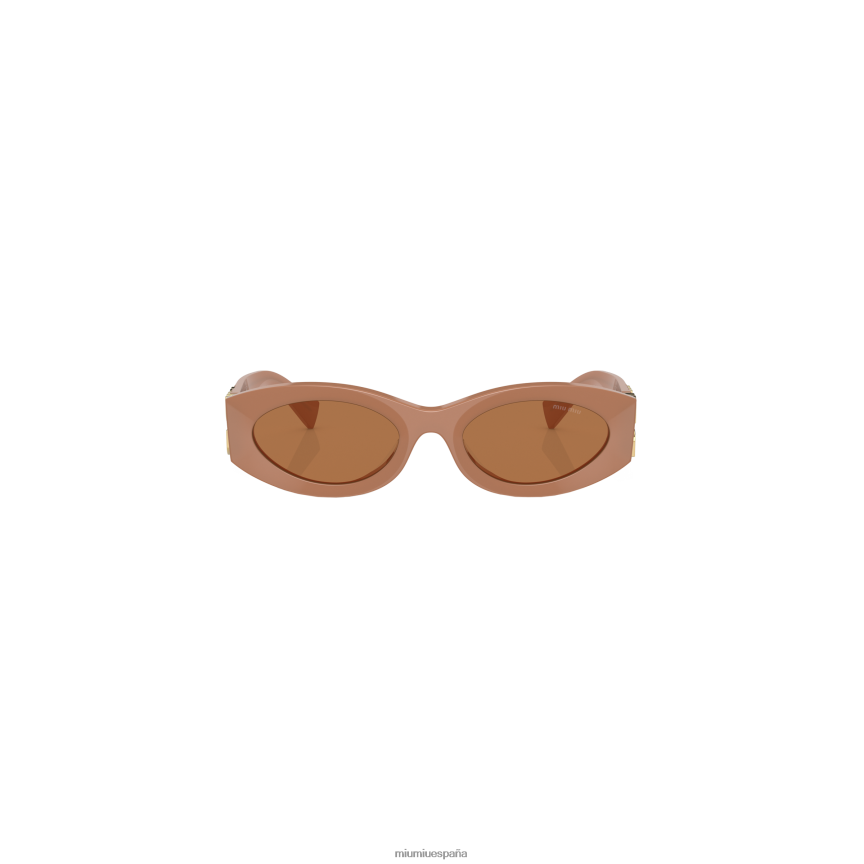 es Miu Miuaccesorios vislumbrar gafas de sol lentes beige camel JPDFR81249