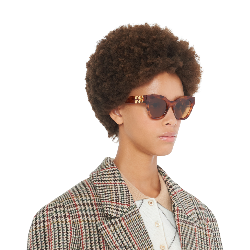 es Miu Miuaccesorios vislumbrar gafas de sol lentes beige camel JPDFR81252