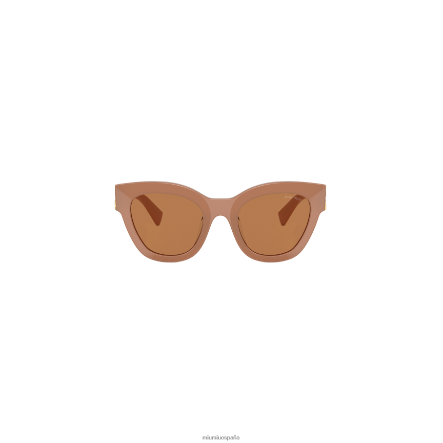 es Miu Miuaccesorios vislumbrar gafas de sol lentes beige camel JPDFR81253