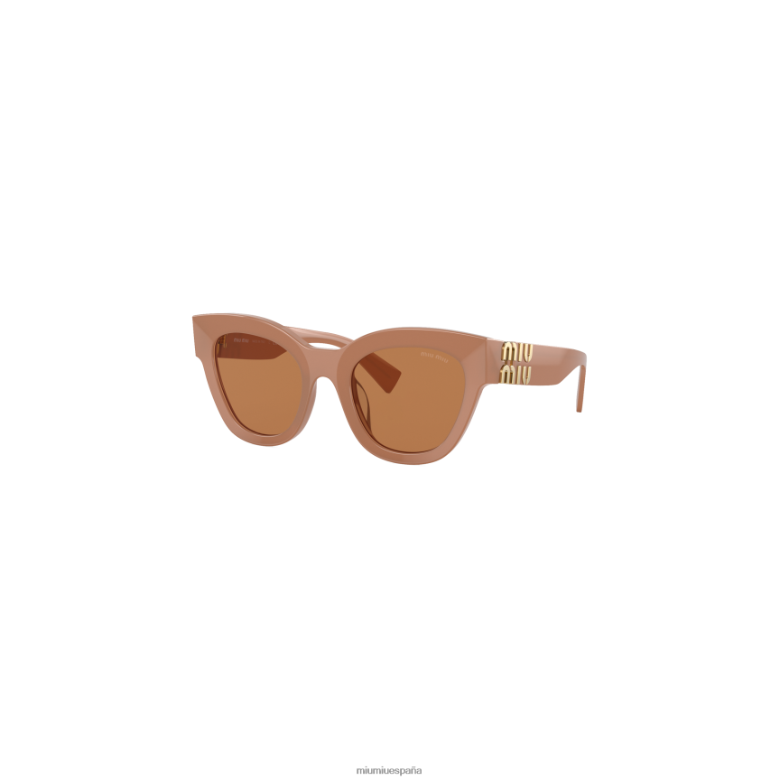 es Miu Miuaccesorios vislumbrar gafas de sol lentes beige camel JPDFR81253