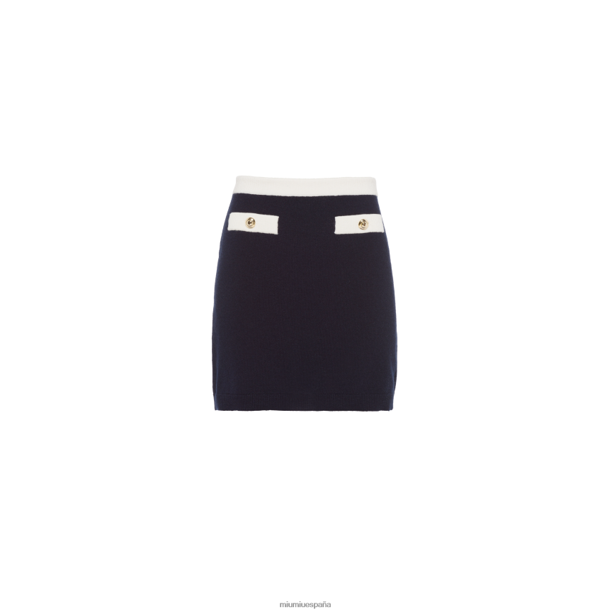 es Miu Miulisto para usar minifalda de cachemira Armada JPDFR8785