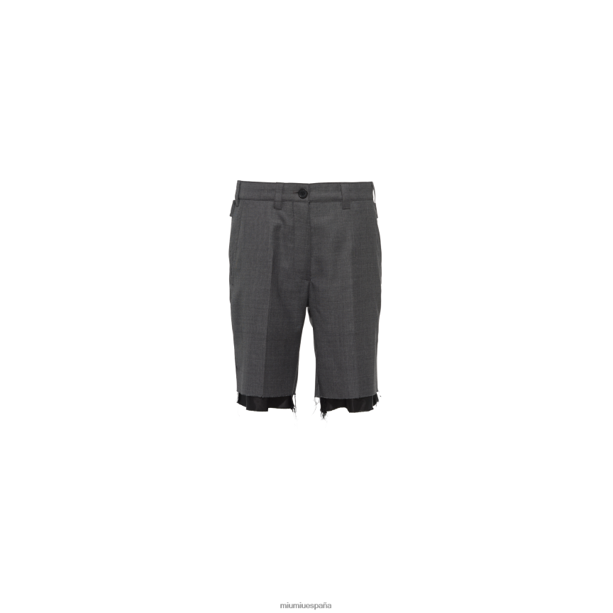 es Miu Miulisto para usar bermudas grisalla gris pizarra JPDFR8976