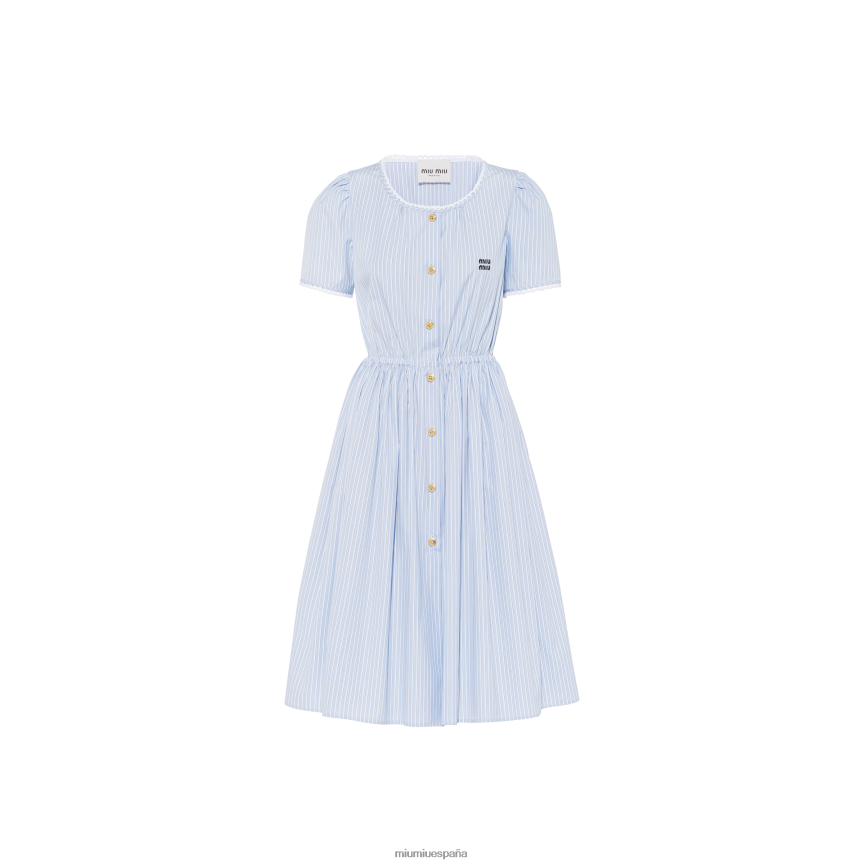 es Miu Miulisto para usar vestido de cambray azul claro JPDFR8437