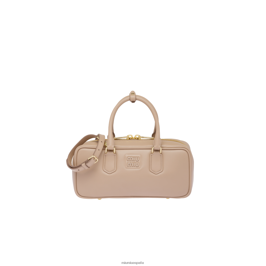 es Miu Miurecopilación bolsa de cuero arcada camafeo JPDFR8139