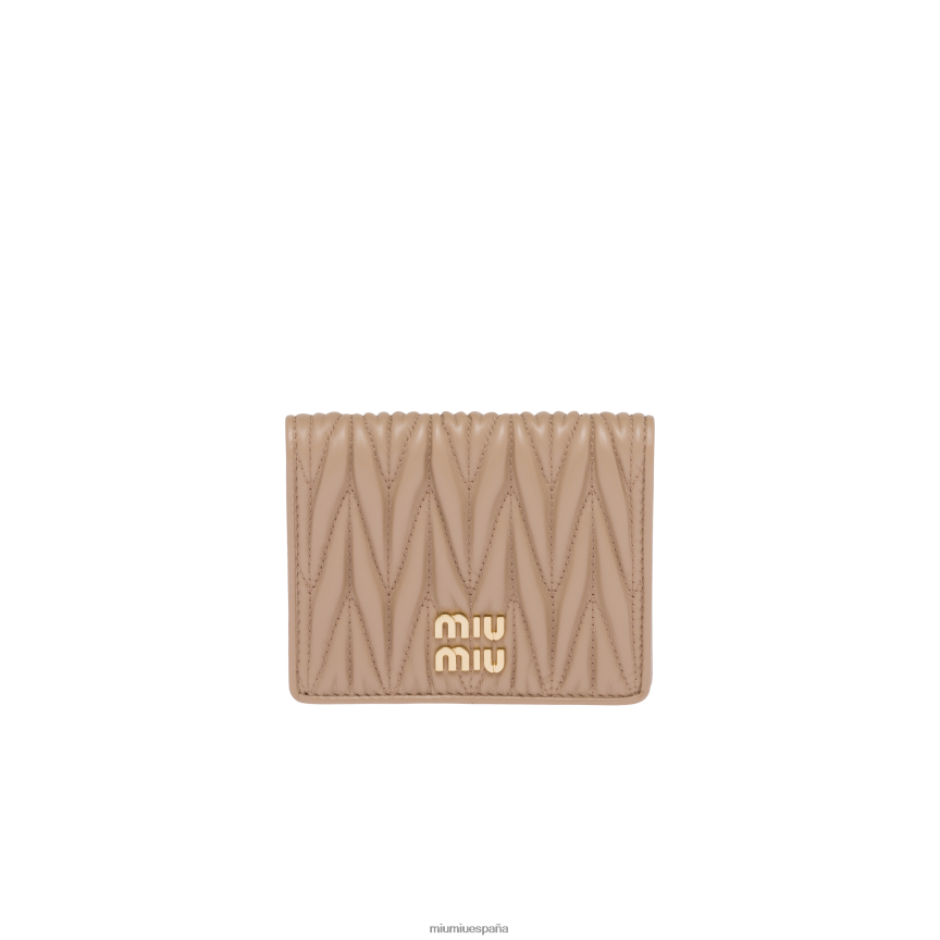 es Miu Miurecopilación cartera pequeña de napa matelasse camafeo JPDFR81073