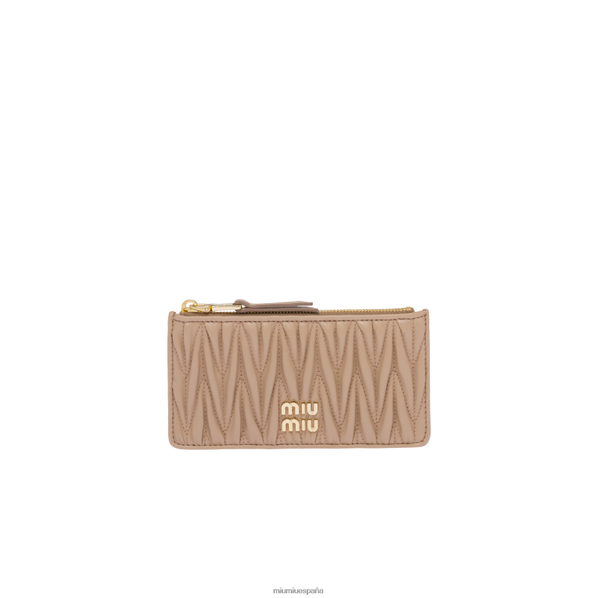 es Miu Miurecopilación cartera tipo sobre de napa matelasse camafeo JPDFR81051