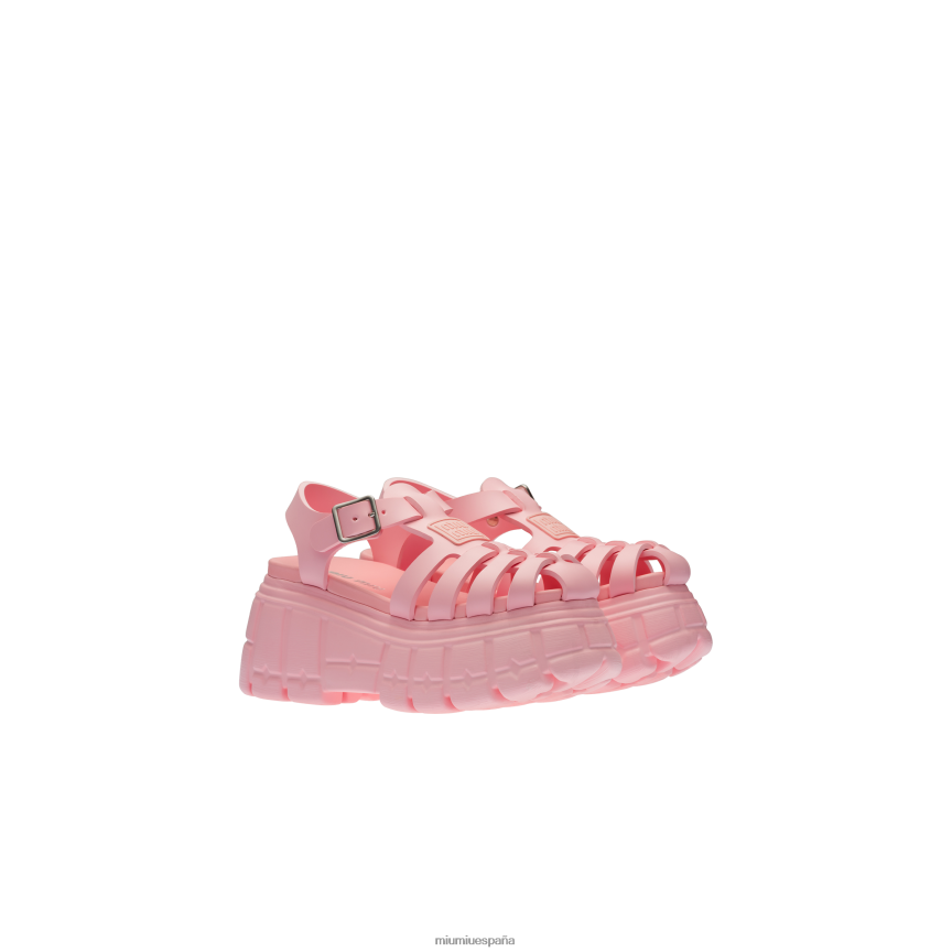 es Miu Miuzapatos sandalias con plataforma eva rosa JPDFR8252